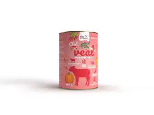 Mokra karma dla psa Cielęcina z warzywami JUNIOR 400g