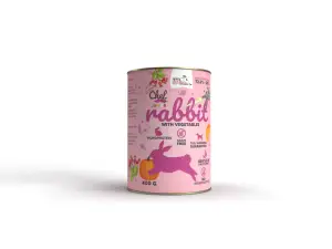 Karma mokra dla psa I Królik z warzywami Junior I Syta Mucha 400g