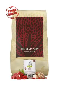 Karma dla Psa Essential Foods I Beginning Large Breed I dla szczeniąt ras dużych I 10kg  Puszka 800g Isegrim GRATIS