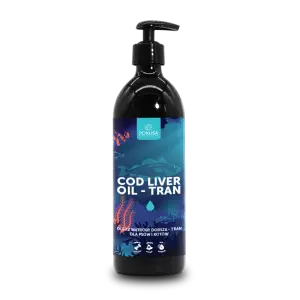Tran dla psa i kota I Pokusa  I  Olej z wątroby dzikiego dorsza z omega 3 i witaminami A i D 500ml