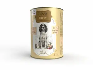 Mokra karma dla psa I Syta Micha Classic I Królik z brukwią 400g