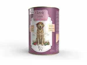 Mokra karma dla psa Syta Micha Classic I jagnięcina z cukinią 400g 