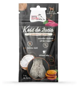 Przysmak dla psa I Kość do żucia dla psa Kokos z batatem 12cm
