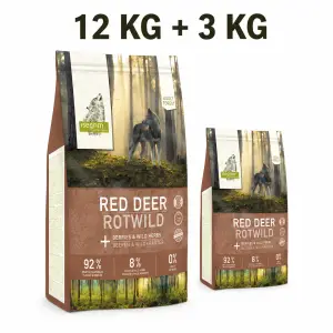 PROMOCJA I Sucha Karma dla psa Isegrim I Jeleń, Jagody i Dzikie Zioła 12kg plus 3kg GRATIS