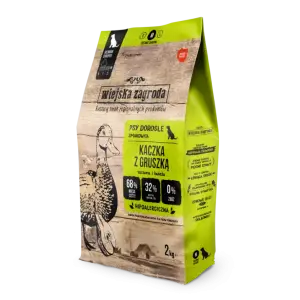 Karma dla Psa Wiejska Zagroda Kaczka z gruszką 9kg