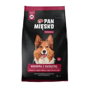 Pan Mięsko Karma półwilgotna dla psa Wołowina z jagnięciną 1kg 