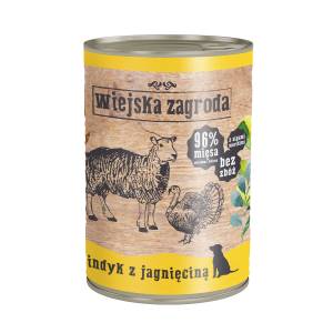 Wiejska Zagroda Indyk z jagnięciną 400g