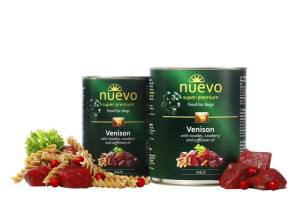 NUEVO Dziczyzna z makaronem, borówkami i olejem osetowym 400 g