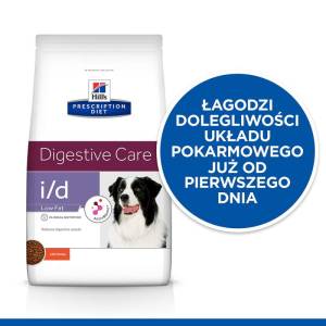 Hills Prescription Diet i/d Low Fat Digestive Care, kurczak 12kg