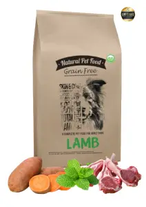 Karma dla psa bezzbożowa I jagnięcina, bataty i mięta | Natural Pet Food 15kg