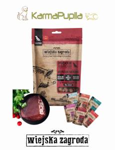 Przysmak dla psa Wiejska Zagroda Wieprzowe wątróbki 100g