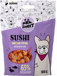 Przysmak dla psa Mr. Bandit Sushi kaczka z rybą 500g