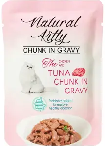 Natural Kitty | Kurczak z Tuńczykiem w sosie | dla Kota | Saszetka 85g