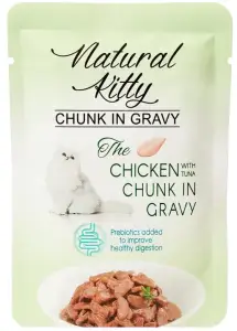 Natural Kitty | Kurczak z Tuńczykiem w sosie | dla Kota | Saszetka 85g