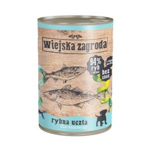 Wiejska Zagroda Rybna uczta 400g dla szczeniat
